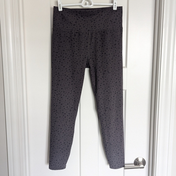 Vuori Grey Elm Dot Studio Seamless Leggings sz L - Picture 1 of 5